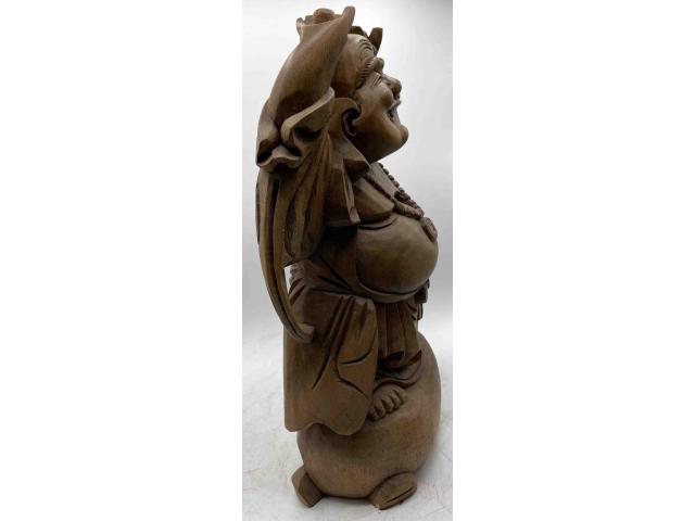Photo Statue de bouddha rieur debout - H: 41 cm image 2/4