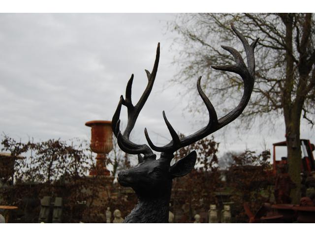 Photo Statue,sculpture d'un cerf en bronze(1,72m de hauteur,chasse) image 2/6