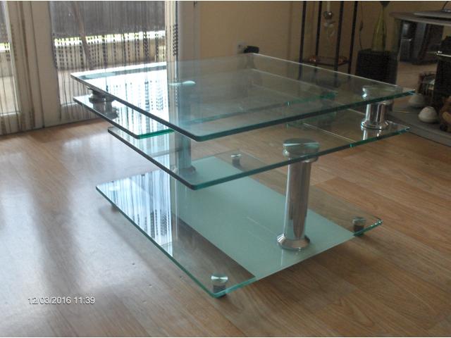 Photo table basse modulable en verre image 2/3