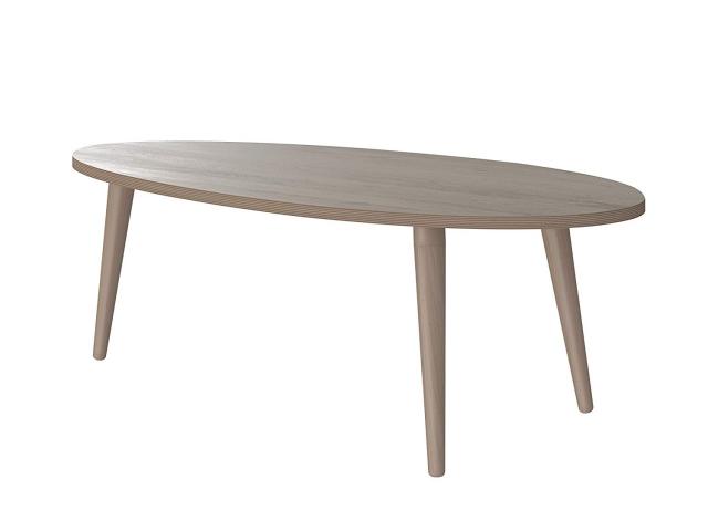 Photo Table basse ovale chêne table basse design table basse moderne table basse design table basse contem image 2/4