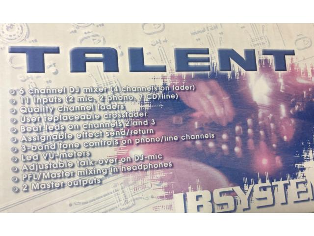 Photo Table de mixage Talent 6 entrées JB system image 2/6