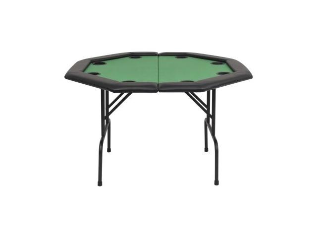 Photo Table de Poker pliable et transportable 8 joueurs verte table poker transportable table poker gente  image 2/5