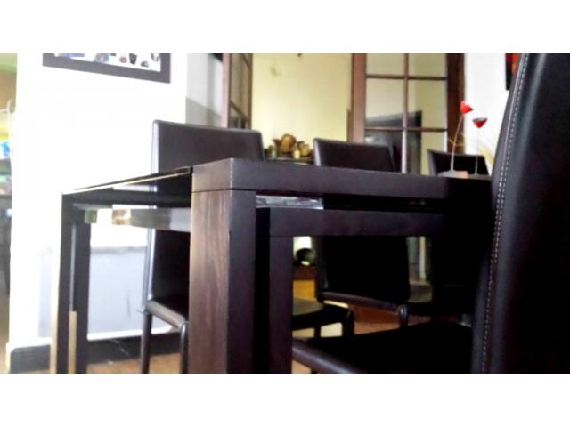 Photo Table wenge Roche Bobois collection Glassbox image 2/3