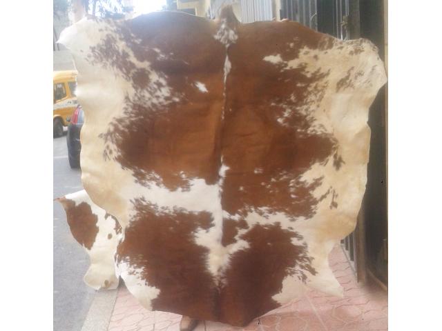 Photo Tapis peau de vache naturelle image 2/6