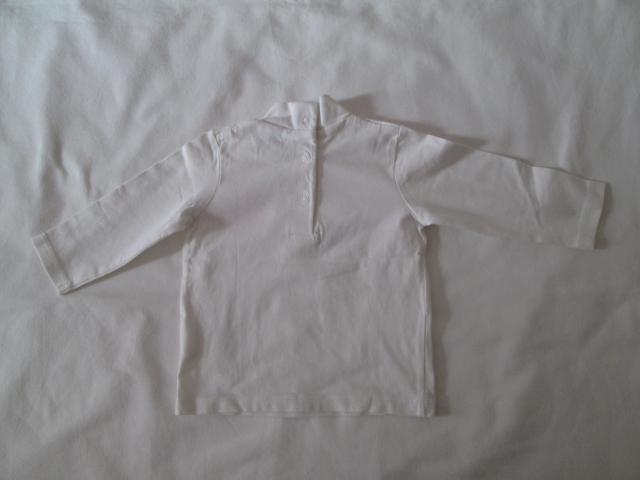 Photo Tee-shirt blanc manches longues image 2/2