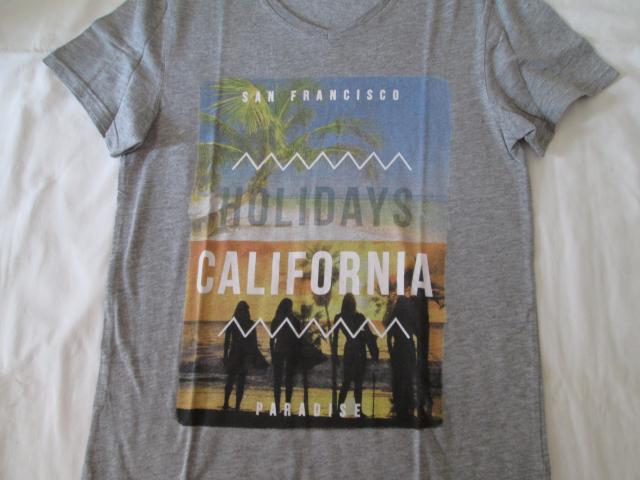 Photo Tee-shirt gris California image 2/2