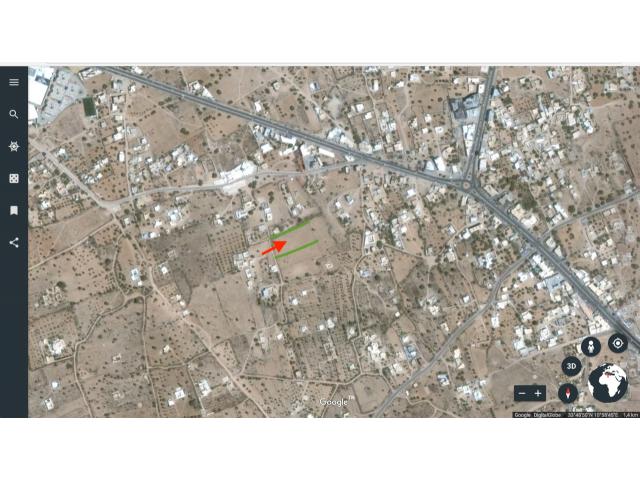 Photo Terrain de 5000m carrés à Bahbah midoun image 2/2