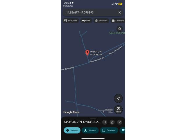 Photo Terrains de 300 mètres carrés à vendre à Guéréo Sénégal image 2/4