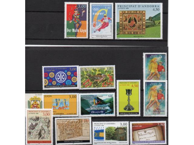 Photo Timbres d' Andorre années complètes image 2/6