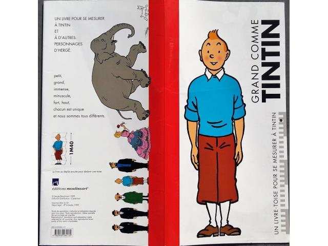 Photo Tintin ✅ Toise pour mesurer la croissance de son enfant  1999 image 2/6