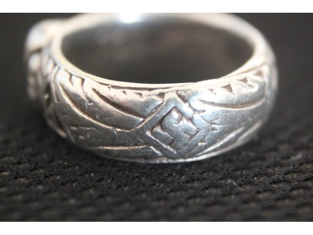 Photo Totenkopf Silber Ring, Ehrenring 1937 image 2/5