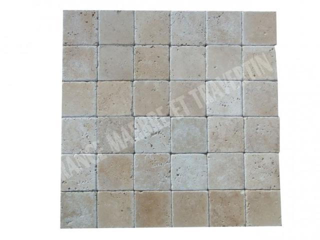 Photo Travertin Beige Clair 10x10 cm image 2/5