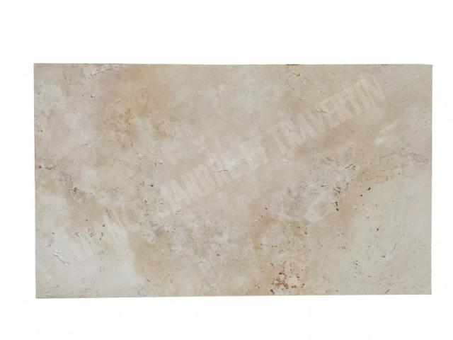 Photo Travertin Beige Clair Margelle de Piscine 2 Bord Chanfreiné 30,5x61 cm image 2/5