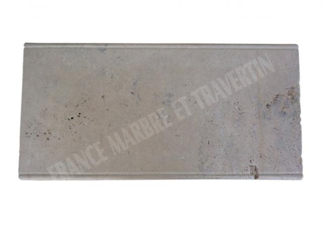 Photo Travertin Beige Couvertine avec goutte d'eau 30,5x61  cm image 2/5