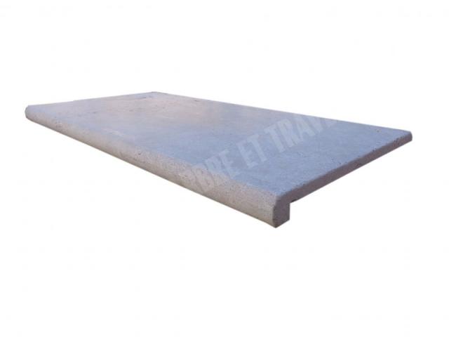 Photo Travertin Beige Nez de Marche Arrondi 30,5x61 cm image 2/5