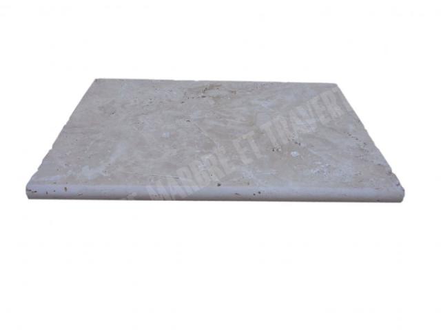 Photo Travertin Beige Nez de Marche Arrondi 40,6x61 cm image 2/5