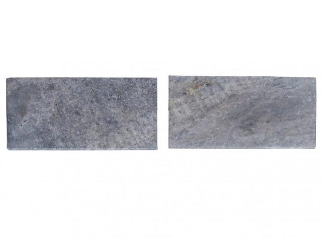 Photo Travertin Silver Margelle de Piscine Bord Arrondi 30,5x61 cm image 2/5