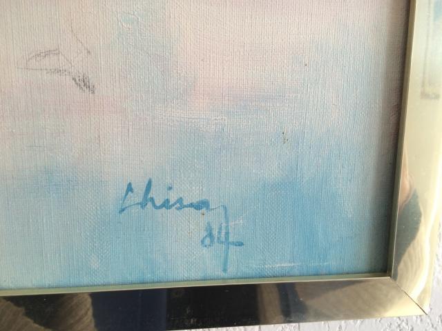 Photo Très belle Huile sur Toile ( Marine) Peintre CHISA image 2/2