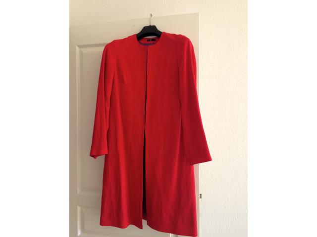 Photo Très jolie veste rouge en lin mélangé Taille 40 image 2/2