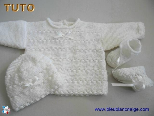 Photo Tuto explications trousseau blanc ligne astra tricot bb image 2/6
