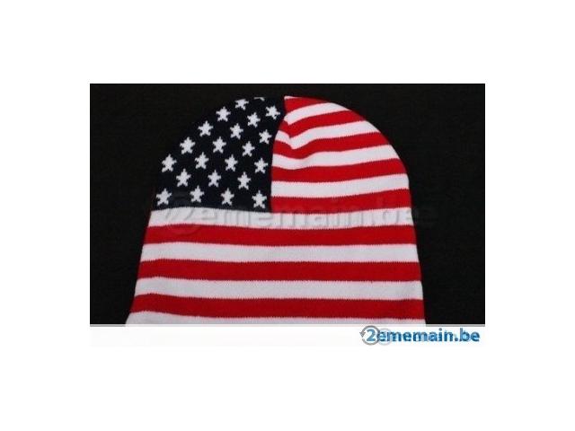 Photo un bonnet américain et un bonnet anglais,taille unique,mixe,neuve !!! image 2/2