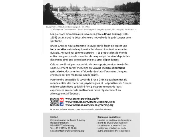 Photo Un médecin informe - L'enseignement de Bruno Gröning  - une voie vers la santé du corps et de l'âme image 2/3