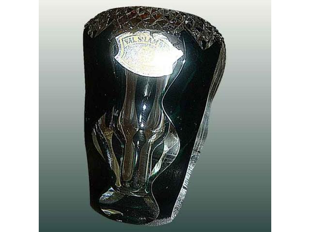 Photo Vase en cristal du Val Saint Lambert signé image 2/6