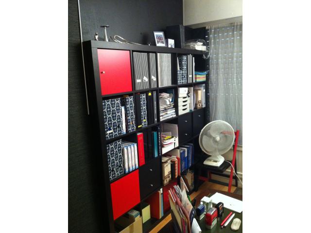 Photo VENTE 2 meubles IKEA EXPEDIT NOIR image 2/2