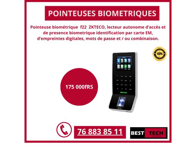 Photo VENTE ET INSTALLATION DES POINTEUSES ZKTECO  F18 ,F19 ET F22 image 2/3