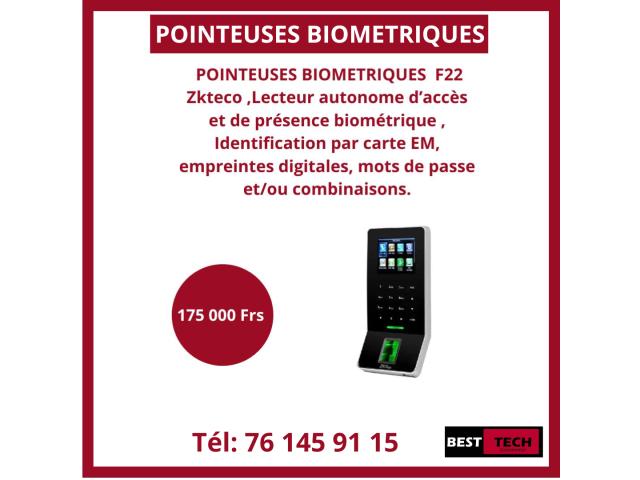 Photo VENTE ET INSTALLATION DES POINTEUSES ZKTECO  F22,F19 ET F18 image 2/3