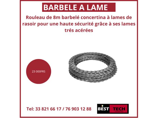 Photo VENTE ET INSTALLATION DES ROULEAUX DE  BARBELES A LAME / A FIL image 2/5