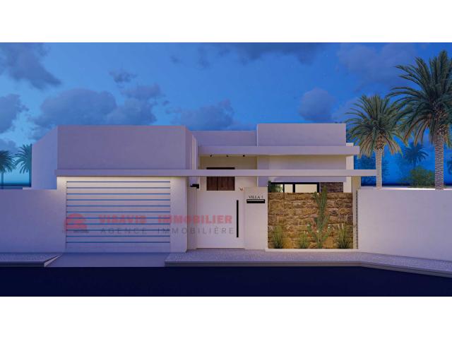 Photo Vente terrain avec construction à Djerba - titre bleu - zone urbaine image 2/3