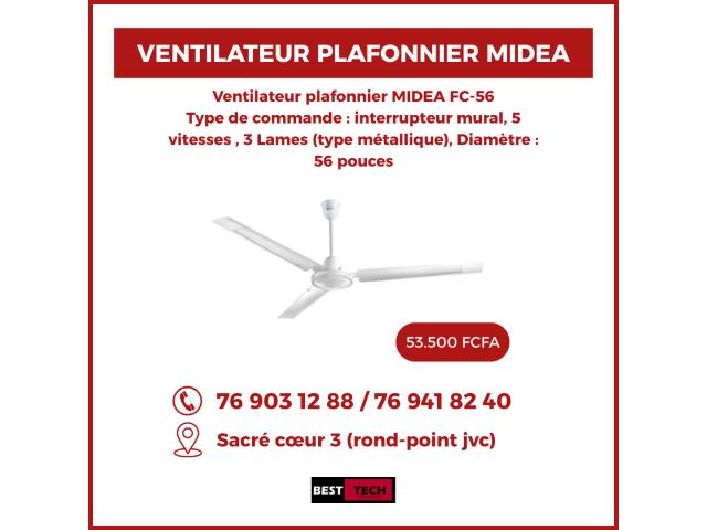 Photo VENTILATEUR MURAL, SUR PIED OU PLAFONNIER EN VENTE image 2/5