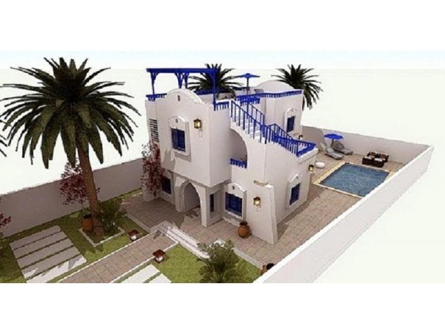 Photo Villa de luxe à Djerba avec Piscine à 300 m de la mer image 2/6