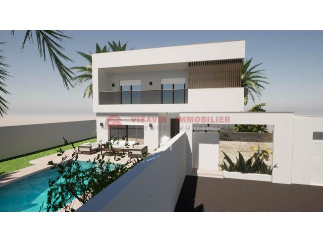 Photo VILLA TITRE BLEU - P 694 - HOUMT SOUK DJERBA - PROJET CLÉ EN MAIN image 2/5