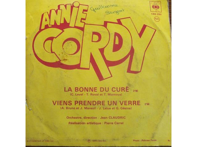 Photo Vinyl Annie CORDY image 2/2