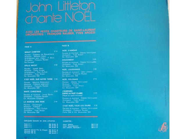 Photo Vinyl John LITTLETON  Noël image 2/4