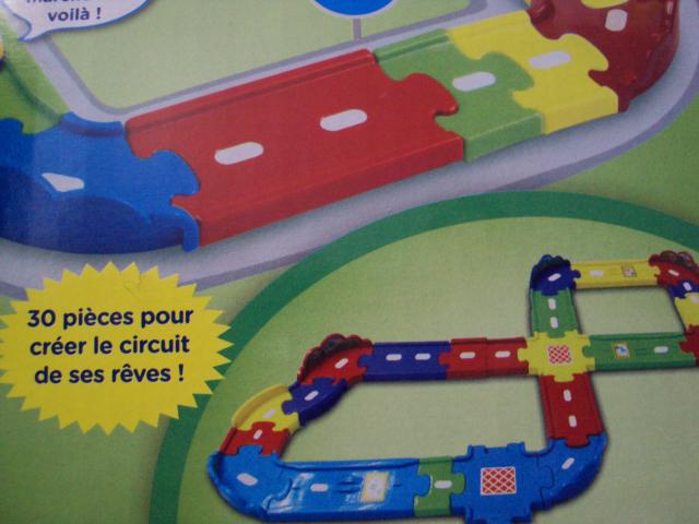 Photo Vtech, Tut tut bolides, 30 éléments de route, 1 an -  5 ans, état neuf image 2/3