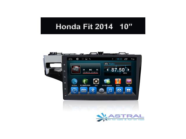 Photo 10 Pouces Honda Double Din DVD GPS Autoradio Bluetooth TV Digital Fit Jazz 2007-2013 image 3/6