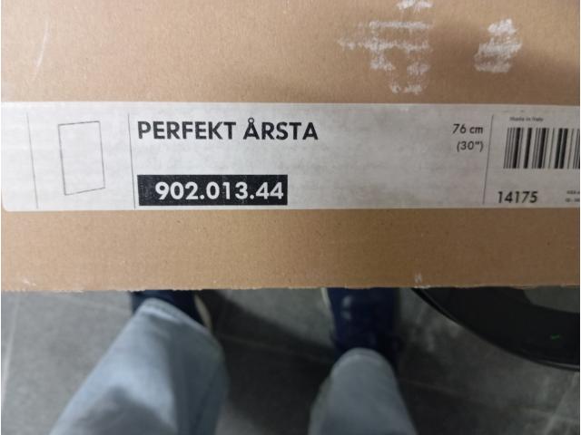 Photo 3 panneaux IKEA Perfekt Arsta blanc mat 76 cm x 35 cm image 3/3