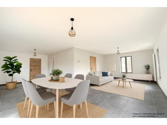 Photo 6830 Les Hayons : nouvelle construction, maison 4 faç, 3 chambres. image 3/6