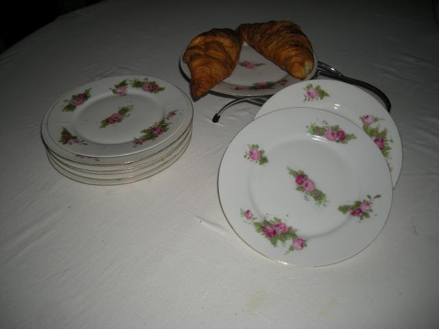 Photo 8 assiettes à dessert porcelaine image 3/3