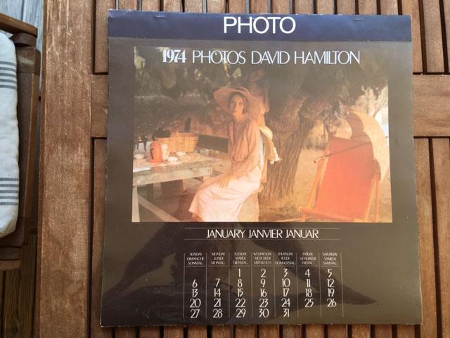 Photo A vendre calendriers 1974,1975,et 1976 DAVID HAMILTON image 3/3