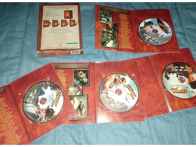 Photo A vendre en coffret DVD la trilogie d'Indiana Jones image 3/4