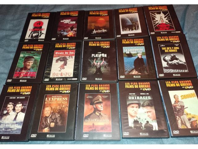 Photo A vendre lot de 30 DVD collection les plus grands films de guerres image 3/3
