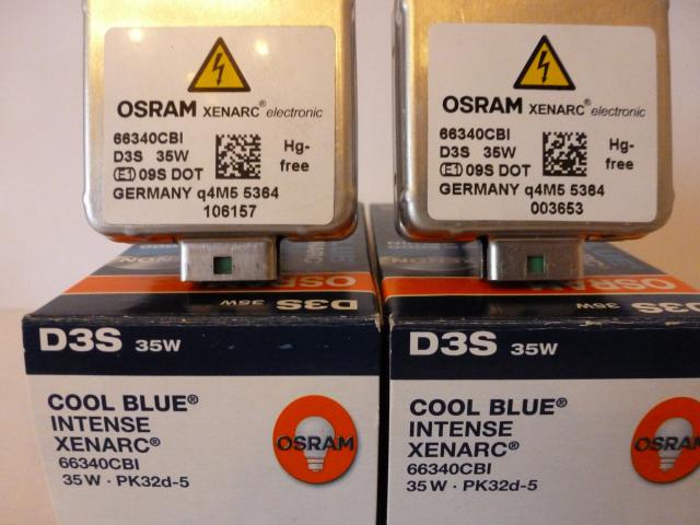 Photo AMPOULES OSRAM  XENON  D3S  Cool  blue  intense 5000 K . image 3/3