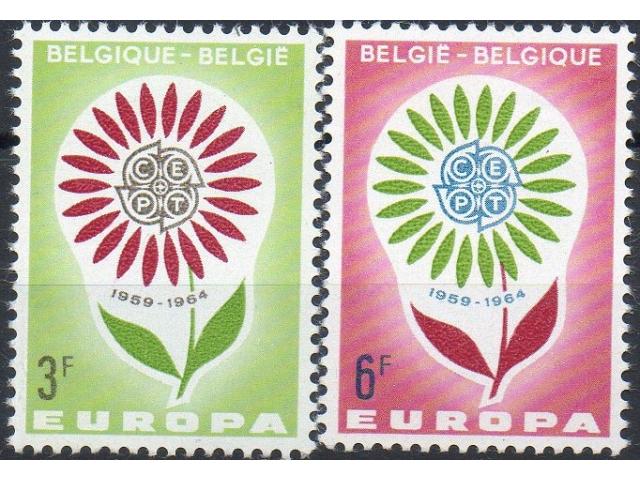 Photo Belgique timbres Europa 1962-1966 image 3/5