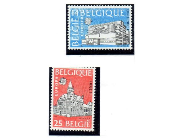 Photo Belgique timbres Europa 1988-1990 image 3/3