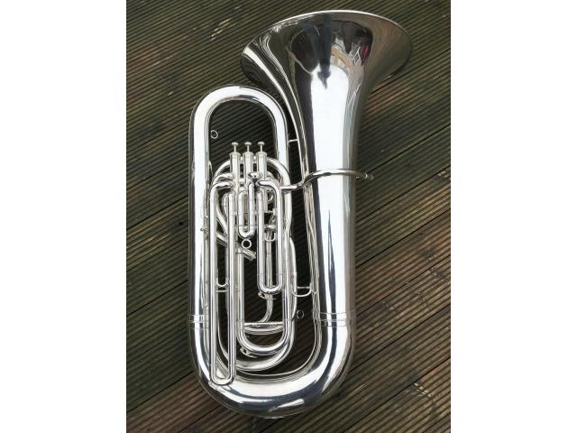 Photo Besson Sovereign BE994-2 BBb Tuba-Silver image 3/4
