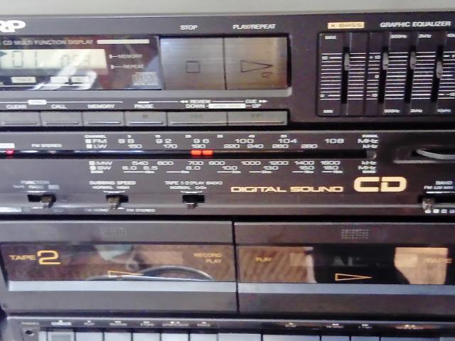 Photo Boombox Ghettobalster Sharp GX -CD60H image 3/6